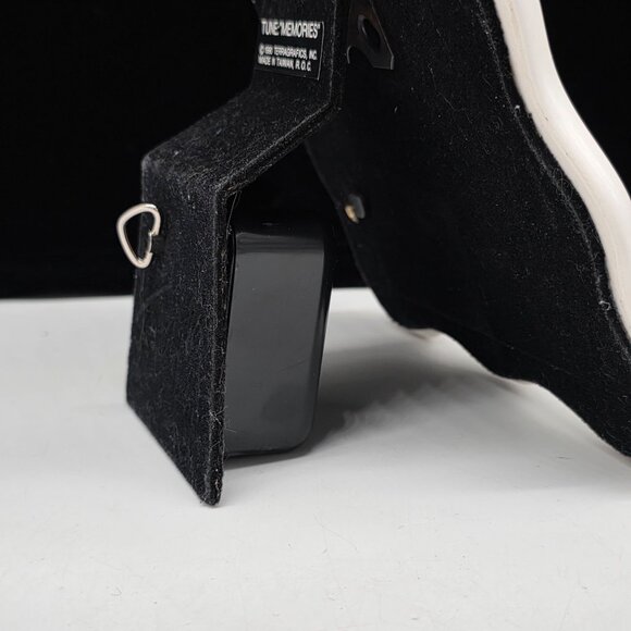 Terragrafics 1986 Floral Musical Ceramic Picture Frame Memories 3.5"x5" - Picture 7 of 11